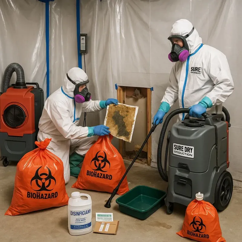 Contaminated Water Handling Protocols process in New London County, CT